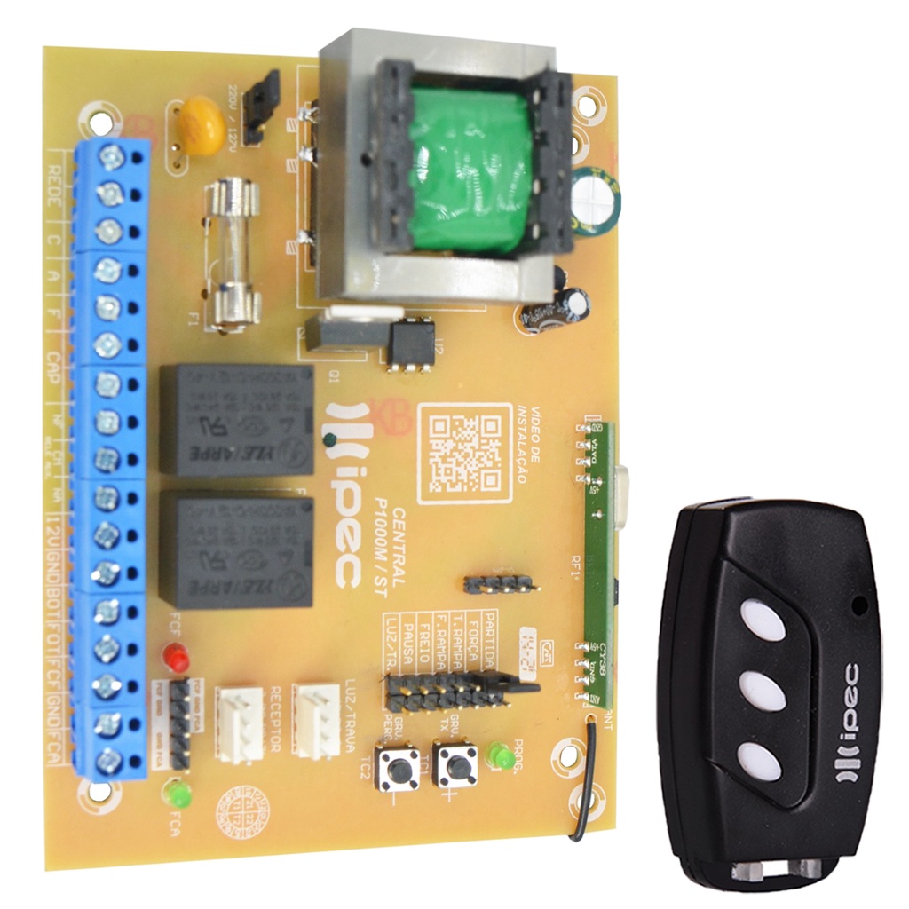 Placa Central Motor Portão Compatível Rossi Dz3 Dz4 MX30 KX30FS +