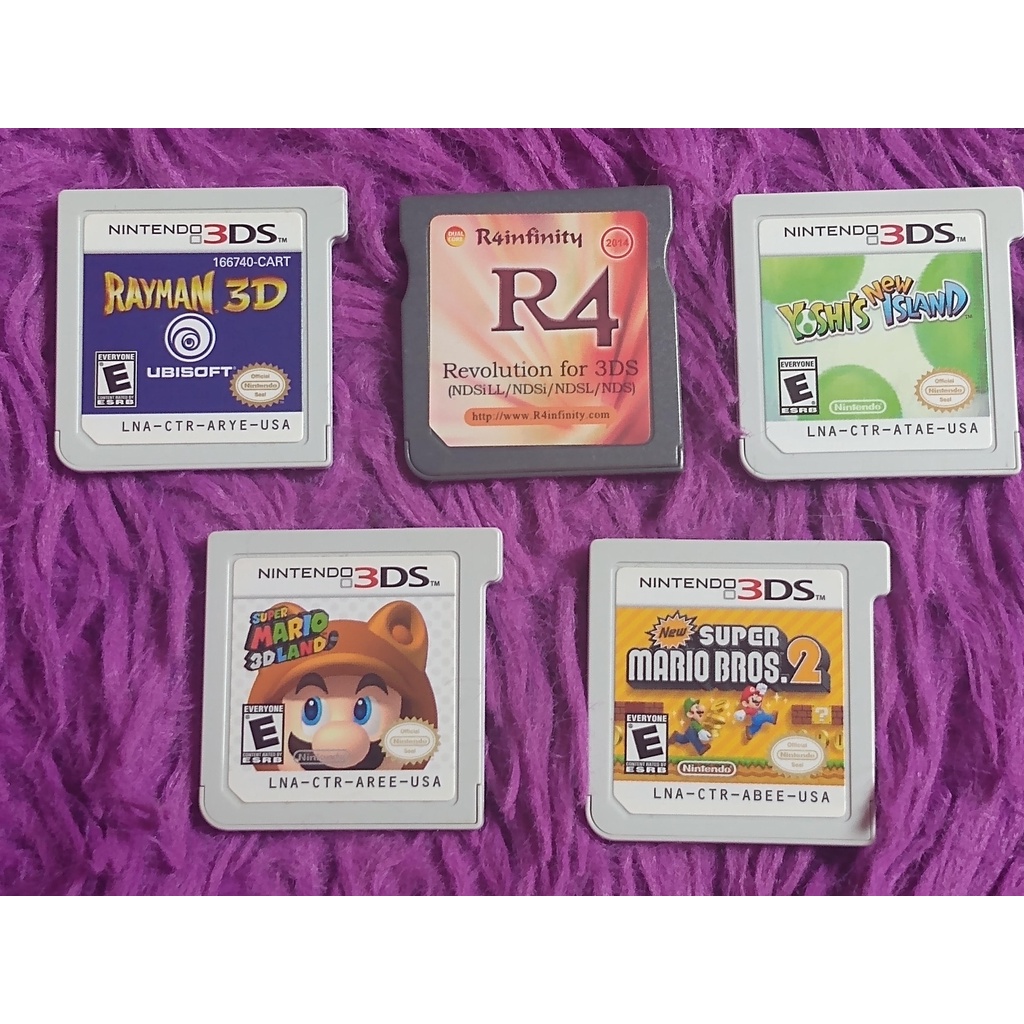Jogos Originais 3DS e DS - Usado, mas em boas condições (Sem caixa)