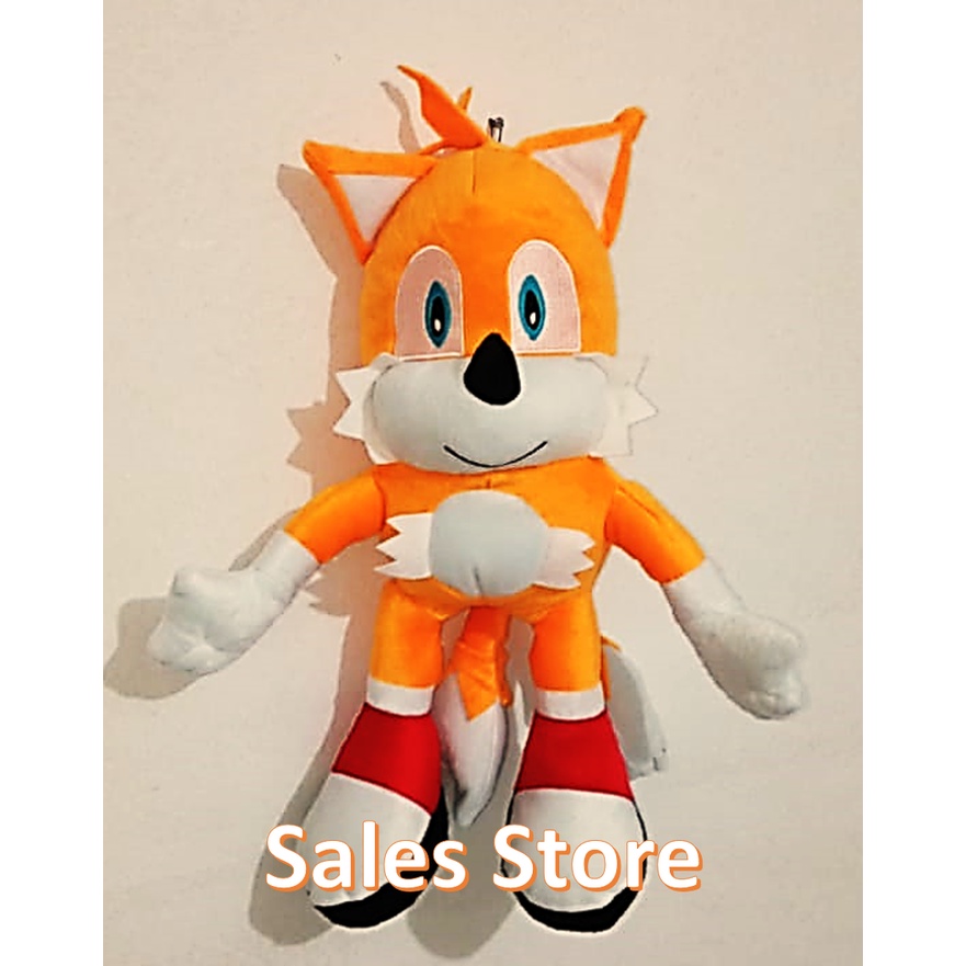 30cm Soinc Orange Tail Miles Prower Plush Toy Doll Gift Anime