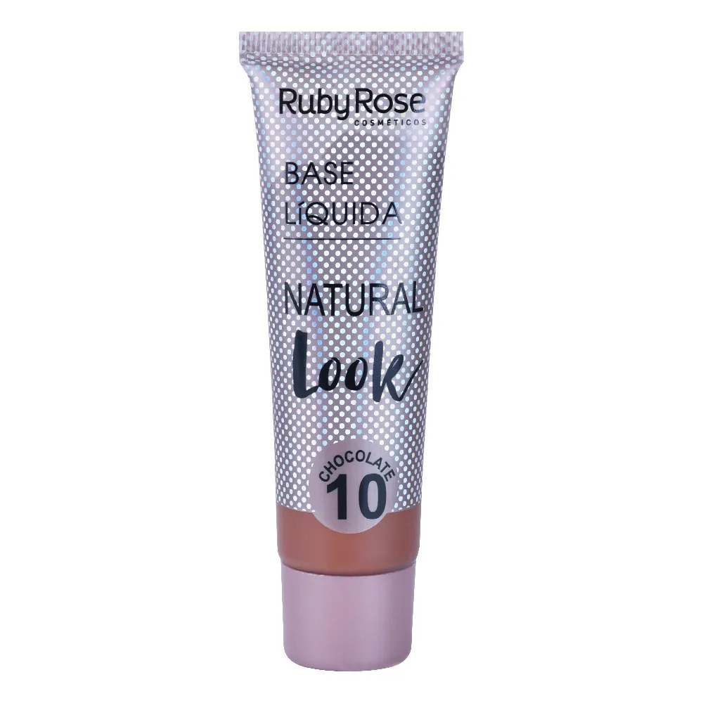 Base Líquida Chocolate Natural Look Chocolate Ruby Rose | Shopee Brasil