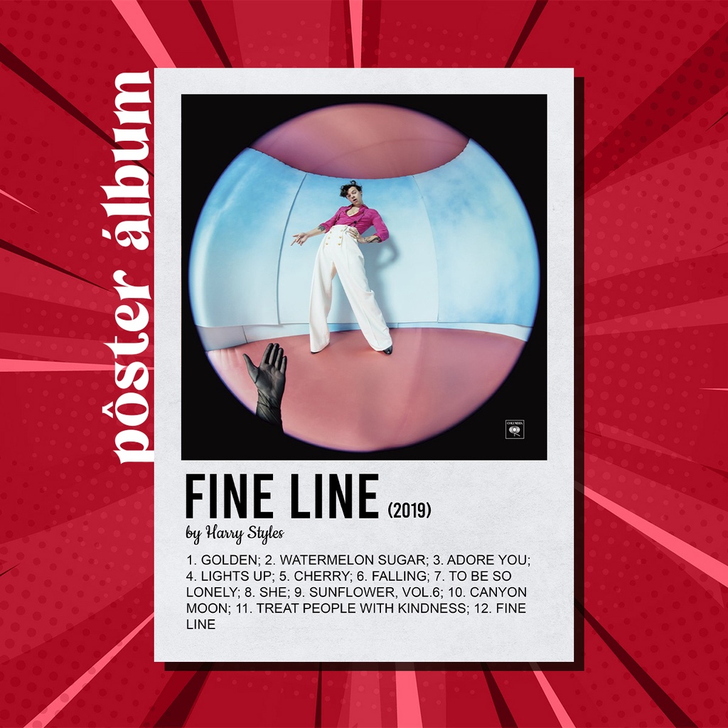 Pôster Álbum Fine Line - Harry Styles | Shopee Brasil