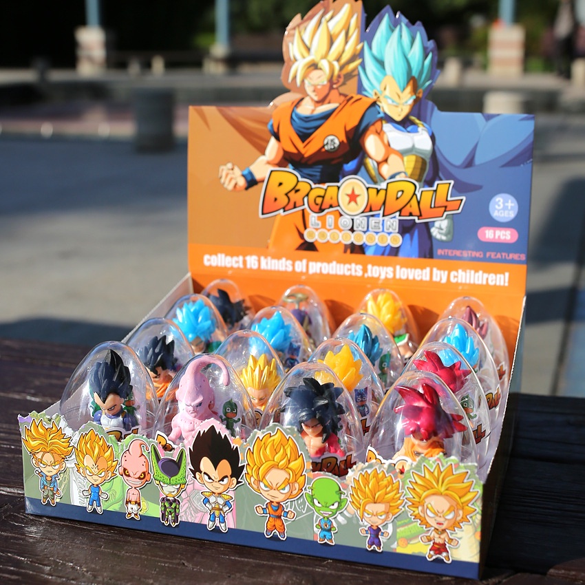 Anime Desenho Animado DBZ Mini Figuras Bloco Brinquedos Goku Vegeta Dragão  Bola Plástica - Escorrega o Preço