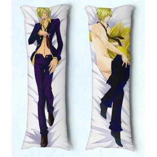 Travesseiro de Abraçar Body Pillow Dakimakura Tam 90X30 One Piece Sanji 02