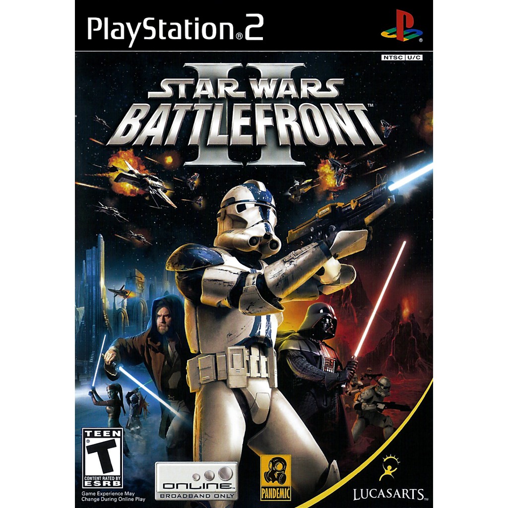 Star Wars Battlefront II jogo playstation ps2