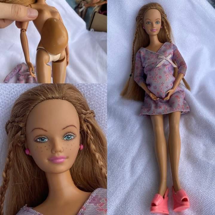 Barbie Midge grávida com bebê