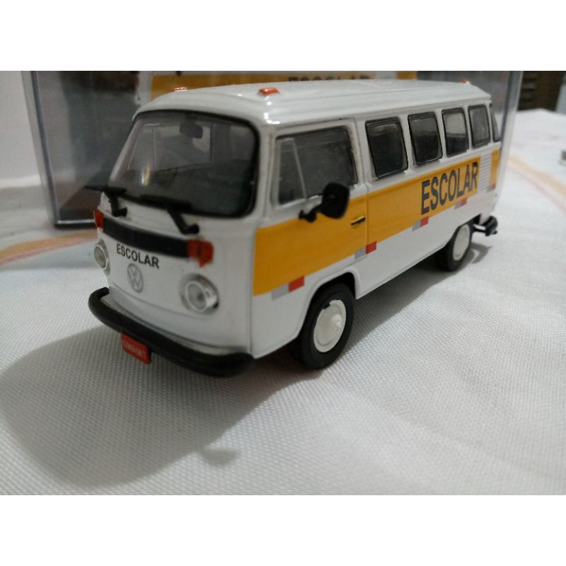 Kombi Escolar 1/43 Carros de Serviço IXO 10Cm Comprimento
