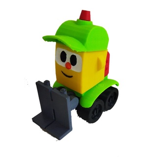 A escavadeira personagem o Caminhão brinquedo decoração impressão 3D