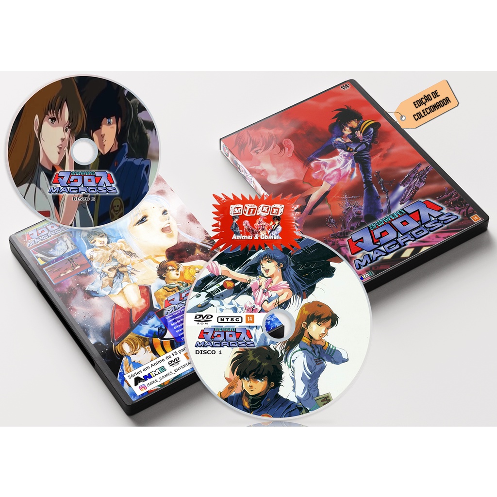 Dvd Macross Legendado Super Dimension Fortress 1982 + Filme