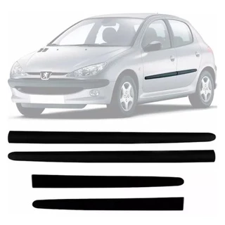 Kit Frisos Laterais Peugeot 206 207 Hatch Sedan Sw 4 Portas
