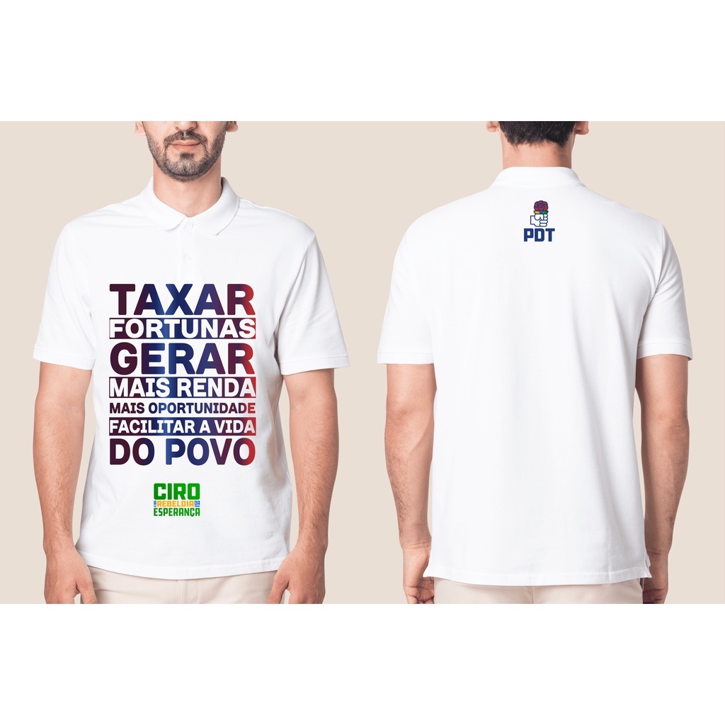 BLUSA CIRO GOMES Shopee Brasil