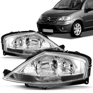 Par Farol Citroen C3 2003 2004 2005 2006 2007 2008 2009 2010 2011 2012 Foco Duplo