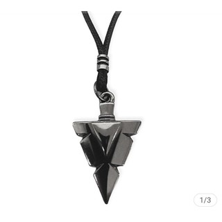 Cordão Masculino Ponta De Flecha Colar Masculino fio Encerado