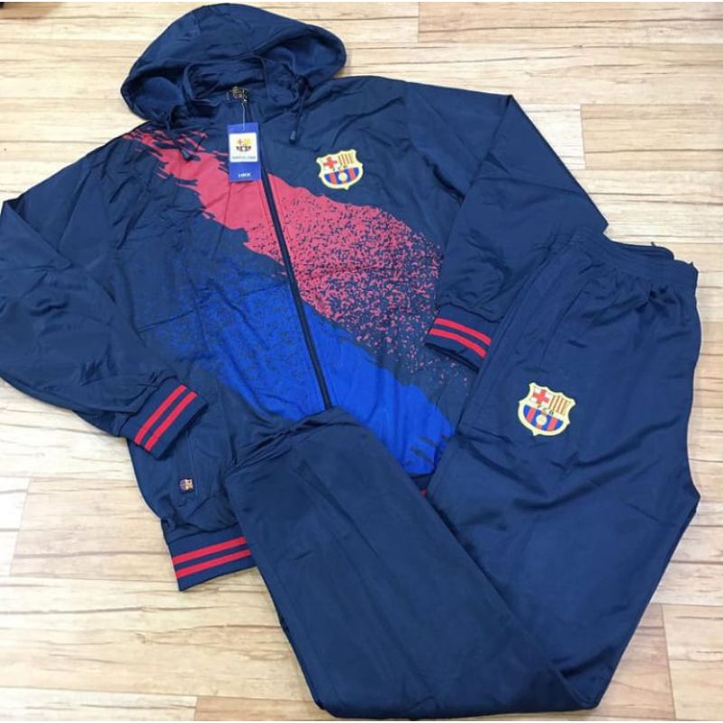 Conjunto Agasalho de Time Barcelona Europeus CalçaeBlusa