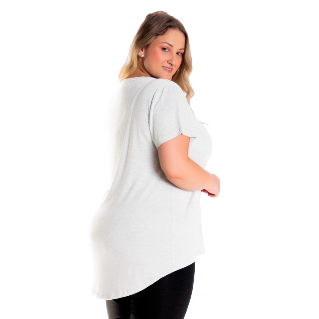 Blusa Feminina Maxi Tampa Bumbum Plus Size 1126