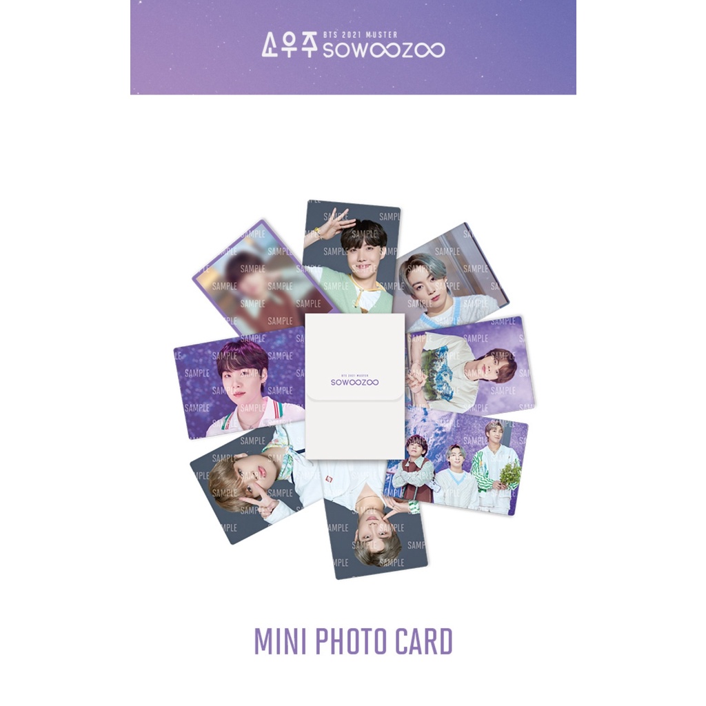 BTS 2021 Muster Sowoozoo photocard OFICIAL (JIMIN) | Shopee Brasil