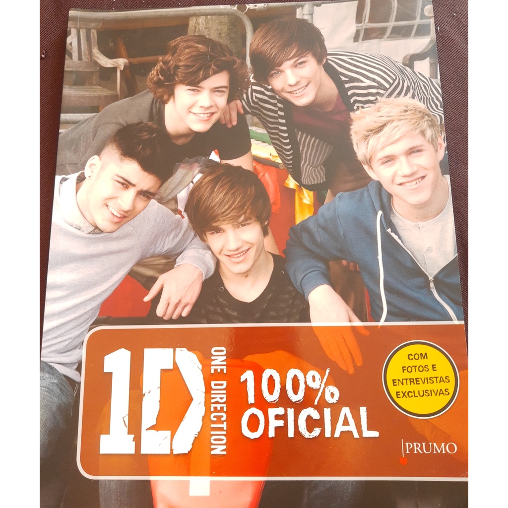 1D One Direction livro 100% oficial | Shopee Brasil