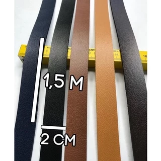 4 Tiras de Couro ecológico para Alças 2,0cm x 1,48 Metros de Comprimento