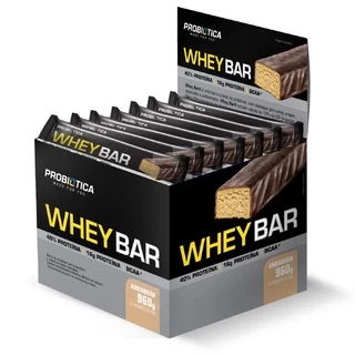 Whey Bar Protein 24un 40gr Probiotica
