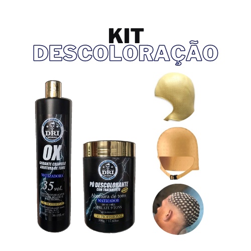 Kit Segredo da Cor - Igora Royal 8.77 HD, Água Oxigenada 30vol e Henna  Creme Cobre