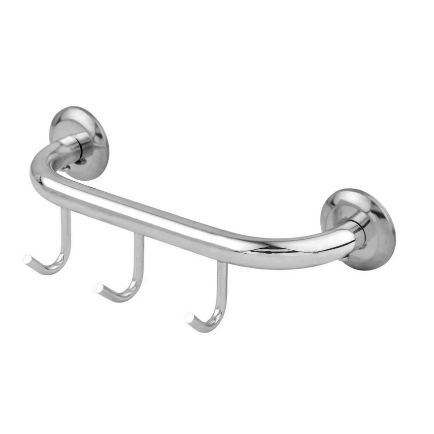 Cabide Triplo Aço Inox 3 Ganchos | Shopee Brasil