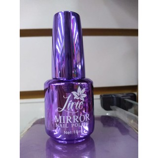 Esmalte Cromado Metalizado Roxo Escuro 07 Mirror Effect Efeito Gel