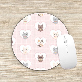 Mouse pad para jogos YENDOSTEEN, gatinho gato animal de estimação felino  gata animais gato rosto fofo mouse pad com bordas costuradas