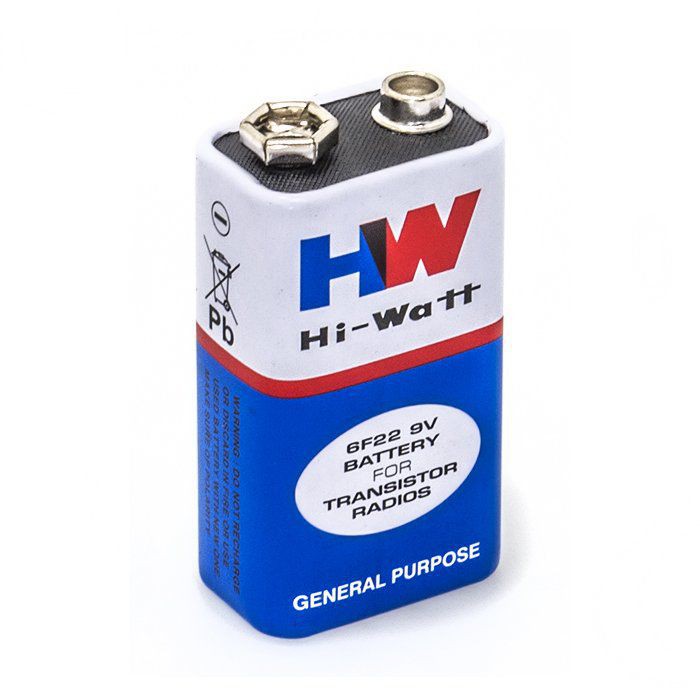 BATERIA COMUM 9V 6f22 PARA MULTIMETROS - MINIPA - ICEL - HIKARI - FLUKE ...
