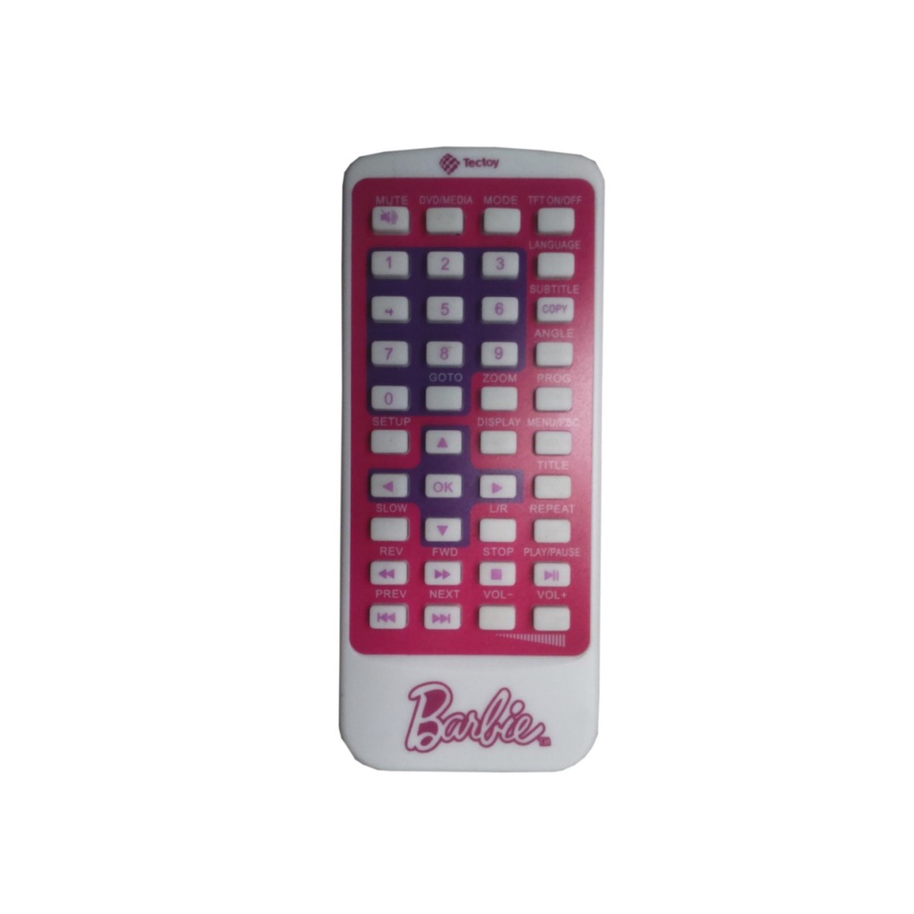 Controle Remoto Dvd Tectoy Barbie Dvt-p3310