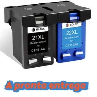 kit cartucho 21 xl preto Black e 22 xl colorido tricolor Color Impressora F4180 F380 D2460