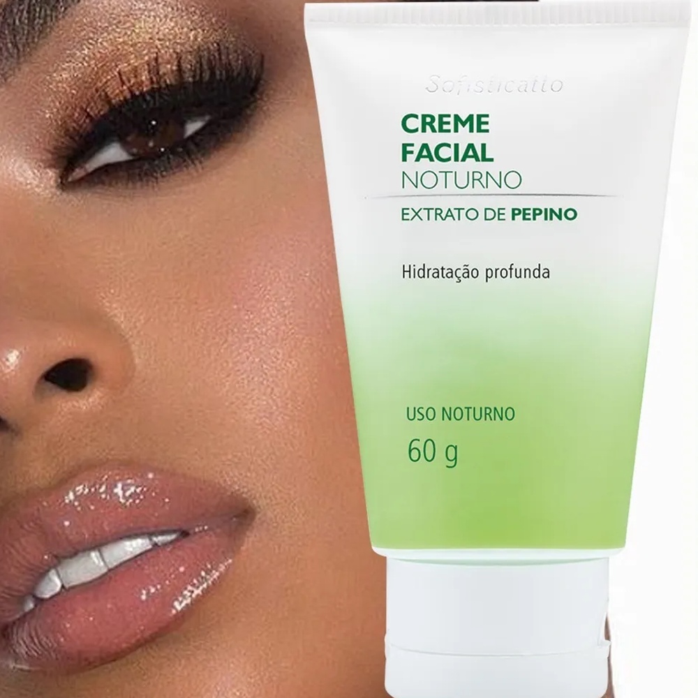 Creme De Pepino Hidratante Noturno Facial Rosto Hidratado | Shopee Brasil