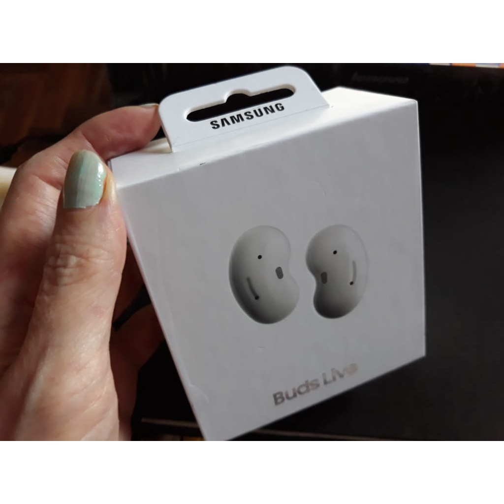 Fone de ouvido Bluetooh SAMSUNG galaxybuds live mystic white - ORIGINAL