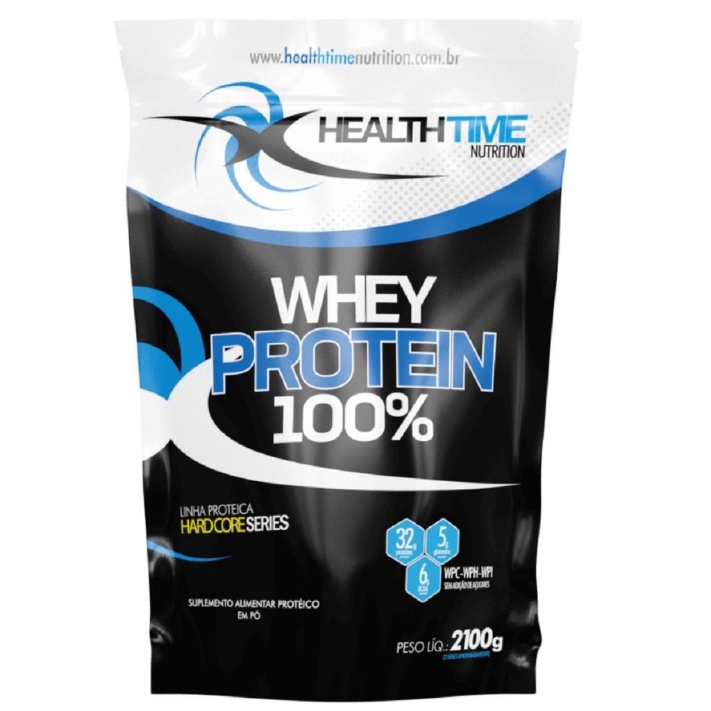 Whey Protein 100% Isolado Concentrado Hidrolisado 2,100Kg