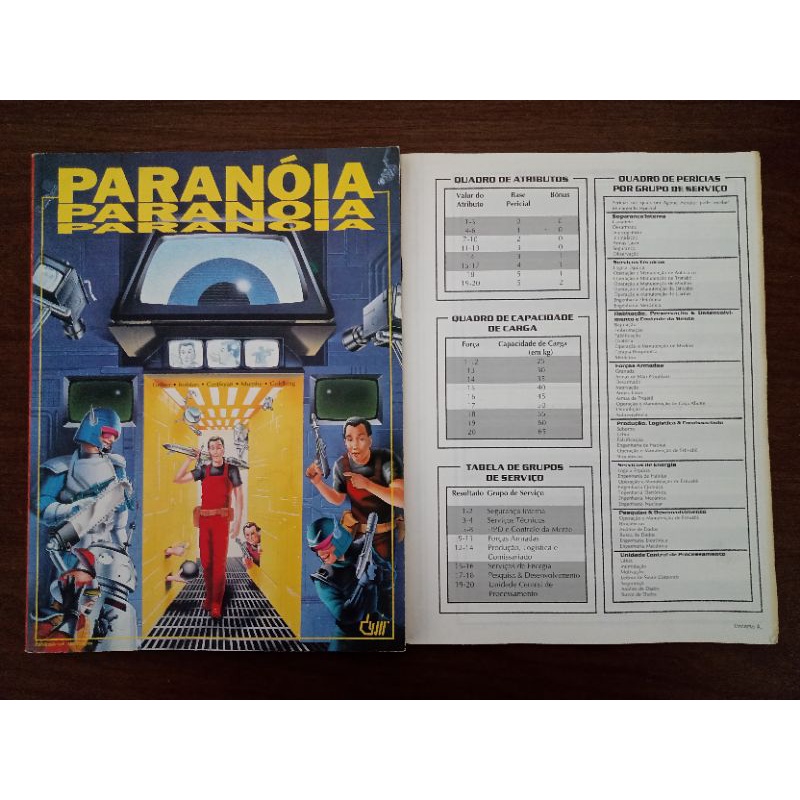Paranóia RPG + Planilhas | Shopee Brasil