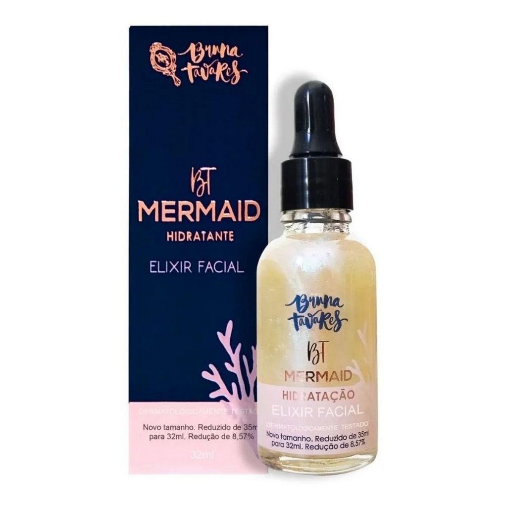 BT Mermaid - Elixir Facial Hidratante- Bruna Tavares | Shopee Brasil
