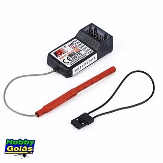 Receptor Flysky FS-R6B 6 Canais AFHDS P/ Rádio FlySky HobbyKing Turnigy Th9x Hobbygoias