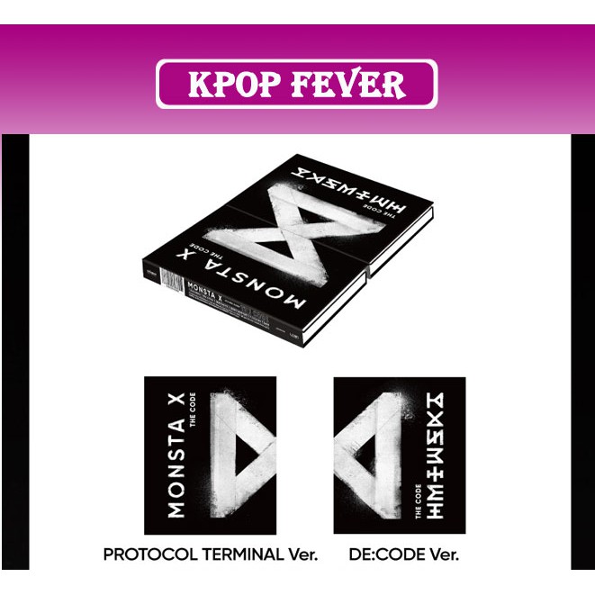 MONSTA X - THE CODE (5th Mini Album) | Shopee Brasil