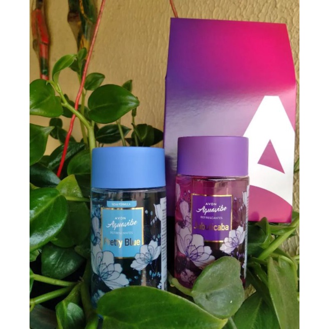 Aquavibe Body Splash Avon 150ml Jabuticaba Pretty Blue | Shopee Brasil