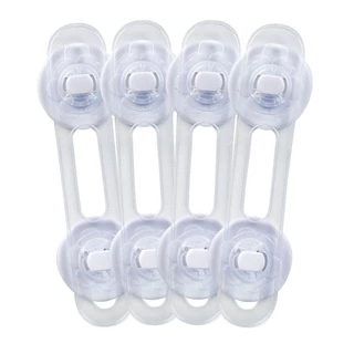 Kit Trava Segurança Multiuso Flexível Proteção Bebê Criança Armário Portas Gavetas Dobrável 13444 Buba