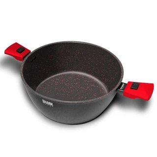 Panela Ichef Polishop - Family Size - 28Cm - Shark Series - Vermelha