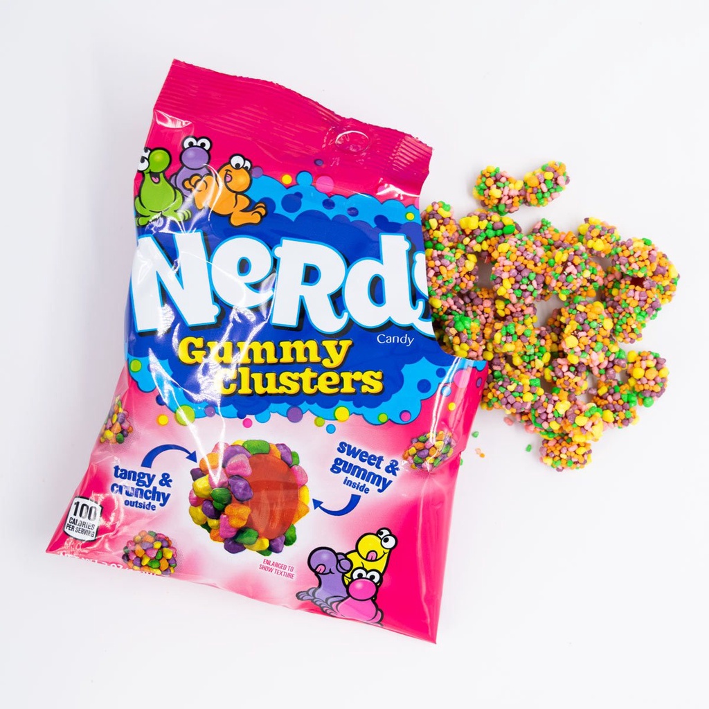 Bala Nerds Gummy Clusters Importado EUA