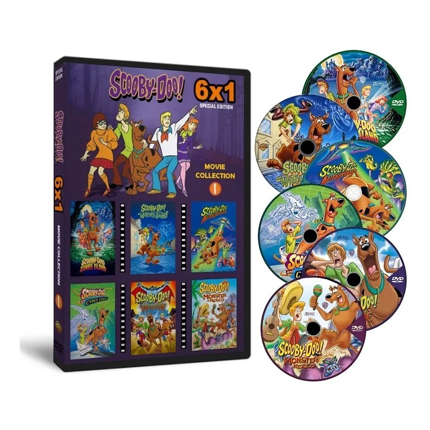 Dvd Coleção De Filmes Scooby-doo : Volume 01 ( 6 Filmes )