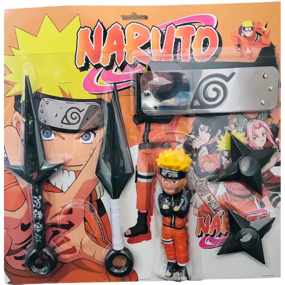 Kit 4 Bonecos Time Clássico Naruto Bandai F0051