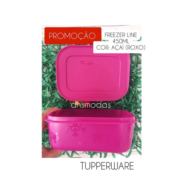 Refri Line 450ml Tupperware Pote para Congelar Alimentos | Shopee Brasil