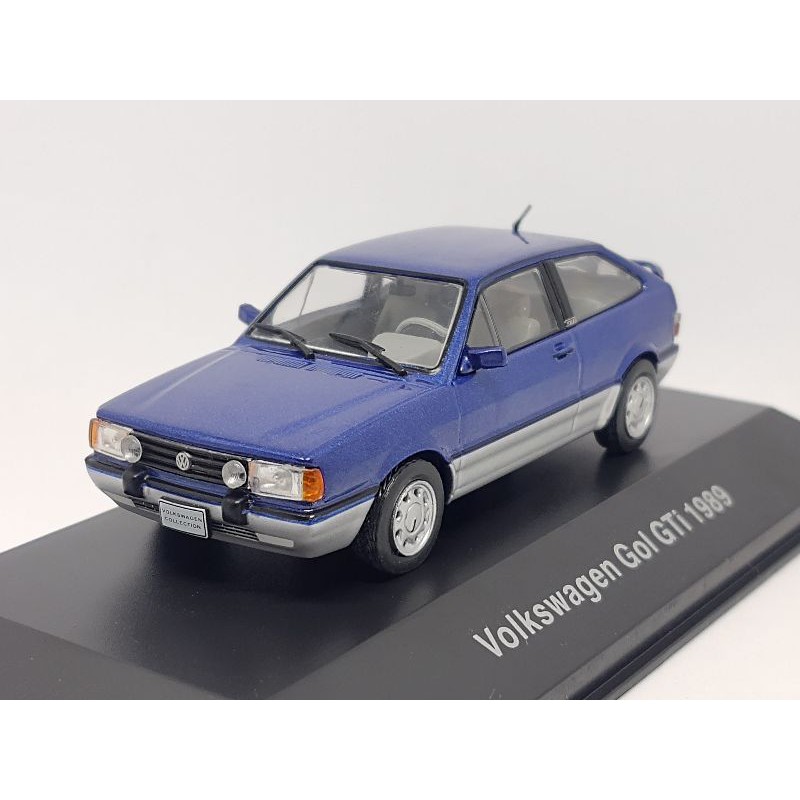 Miniatura Volkswagen Gol Gti 1989 Rebaixado Metal 1:43