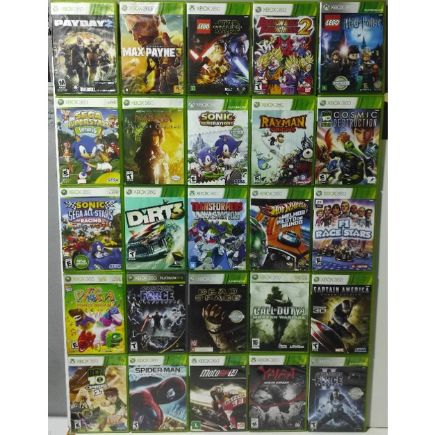 Jogos Originais Para Xbox 360 Mídia Fisica - Lote 1