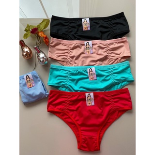 kit 5 calçola alta com lateral três pontada tangão Calcinha lingerie feminina poliéster conforto tanga C08 novo