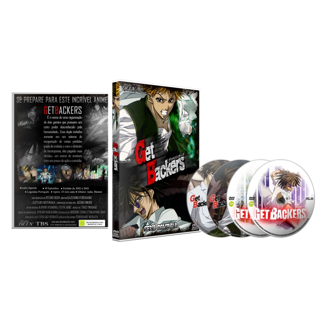 Dvd Anime Get Backers Série Completa | Shopee Brasil