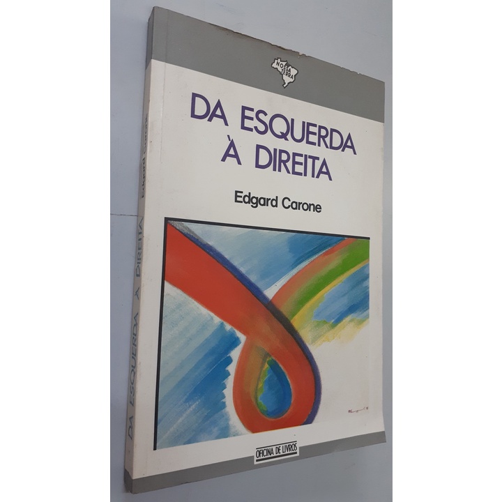 Livro Da esquerda à direita por Edgard Carone - DIFEL (1991) | Shopee ...