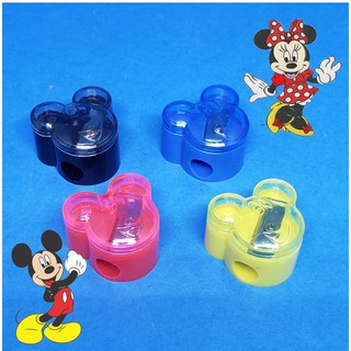 Mini Apontador do Mickey e Minnie- 3D -Carinha em relevo.