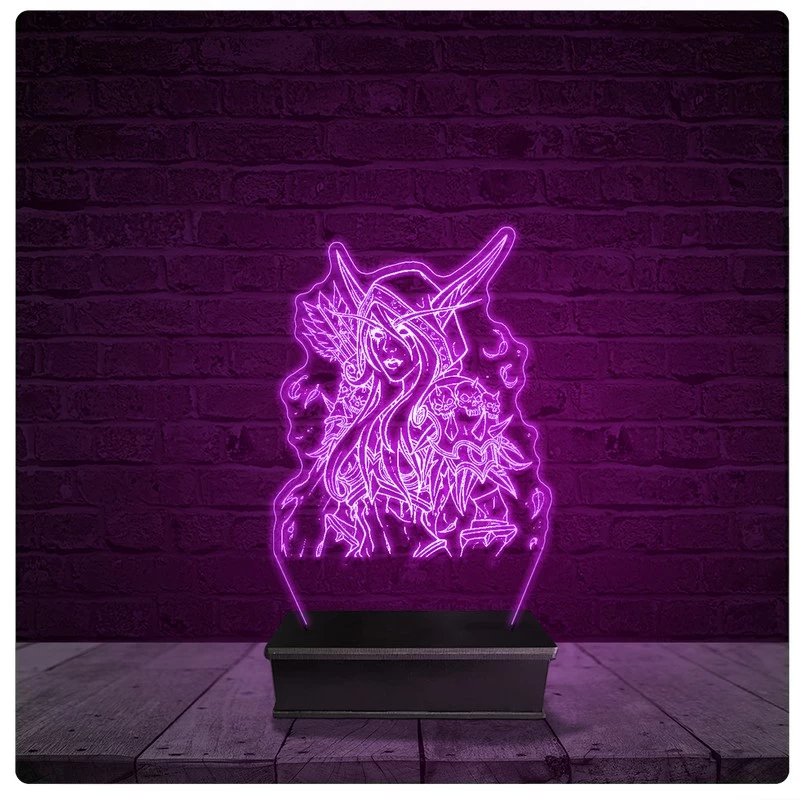 Luminária e Abajur Acrílico Led Soraka League Of Legends 10
